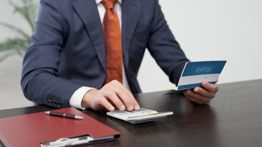 image of lawyer assessing how to levy a bank account in California