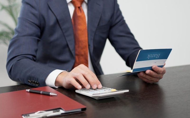 image of lawyer assessing how to levy a bank account in California